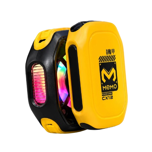 Memo CX 12 Magnetic RGB Mobile Cooling Fan with Power Bank