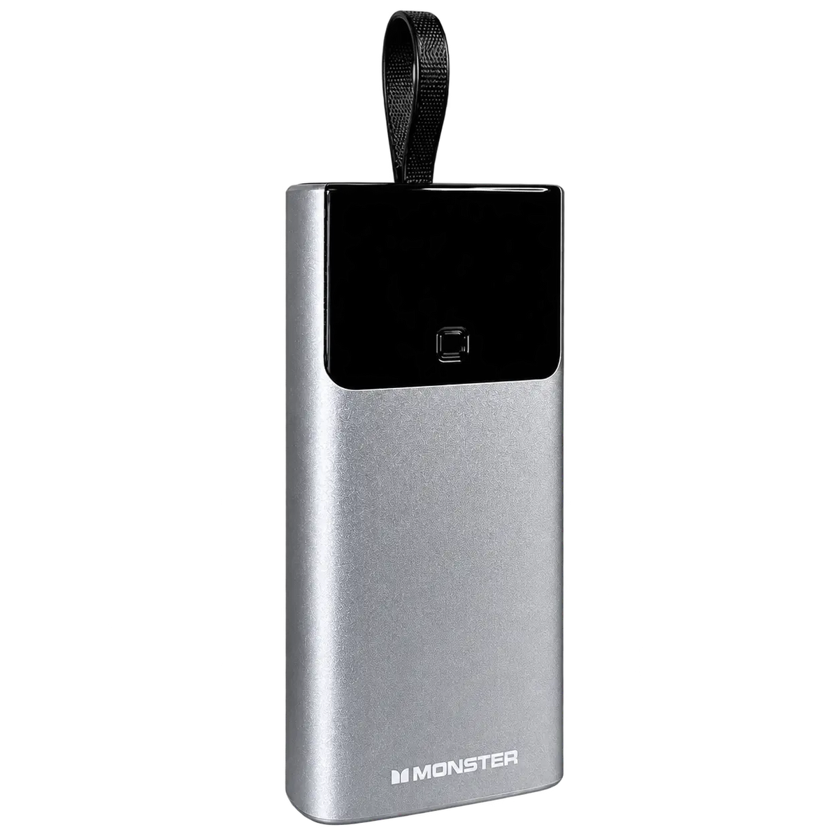 Monster 10000mAh Pocket Size Display Power Bank with Built-in Type-C Cable