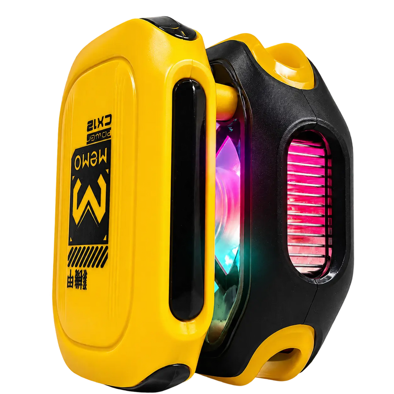 Memo CX 12 Magnetic RGB Mobile Cooling Fan with Power Bank