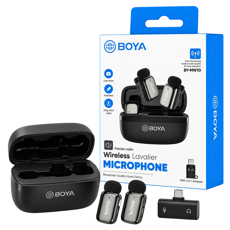 Boya MW Wireless Microphone for Mobile Recording