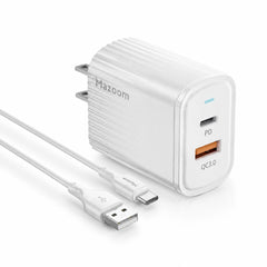 Mazoom 20W PD + QC3.0 Fast Charger With USB to Type-C Cable