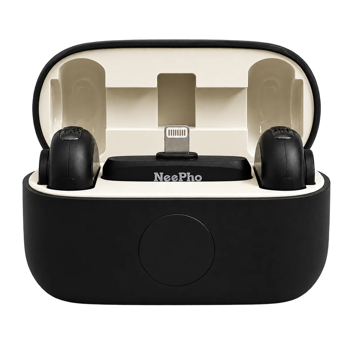 Neepho Dual Wireless Microphone with Dual Input Type-C and iPhone Compatibility