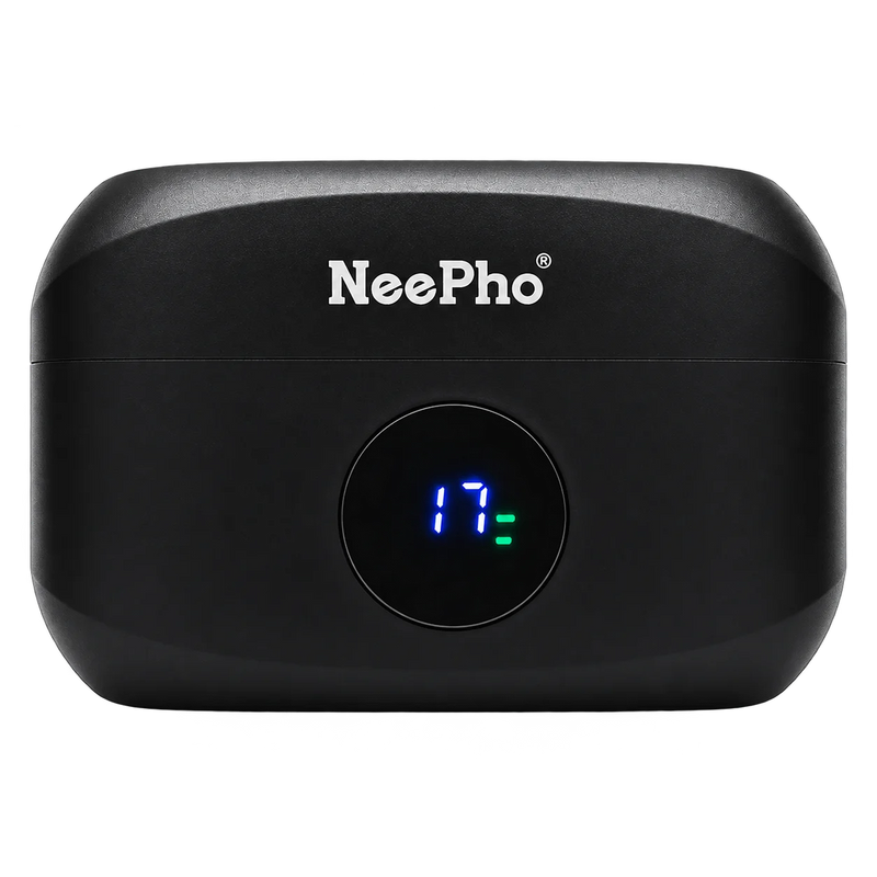 Neepho Dual Wireless Microphone with Dual Input Type-C and iPhone Compatibility