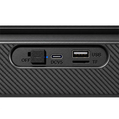 Damix DM-125 Dolby Sound Wireless Soundbar Speaker with USB, TF Card & Type-C Charging