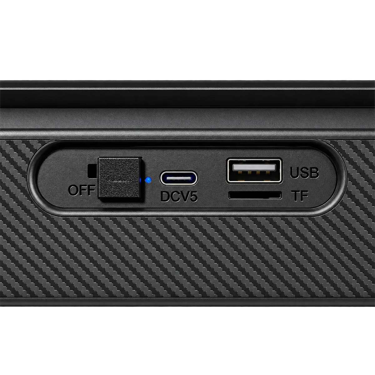 Damix DM-125 Dolby Sound Wireless Soundbar Speaker with USB, TF Card & Type-C Charging