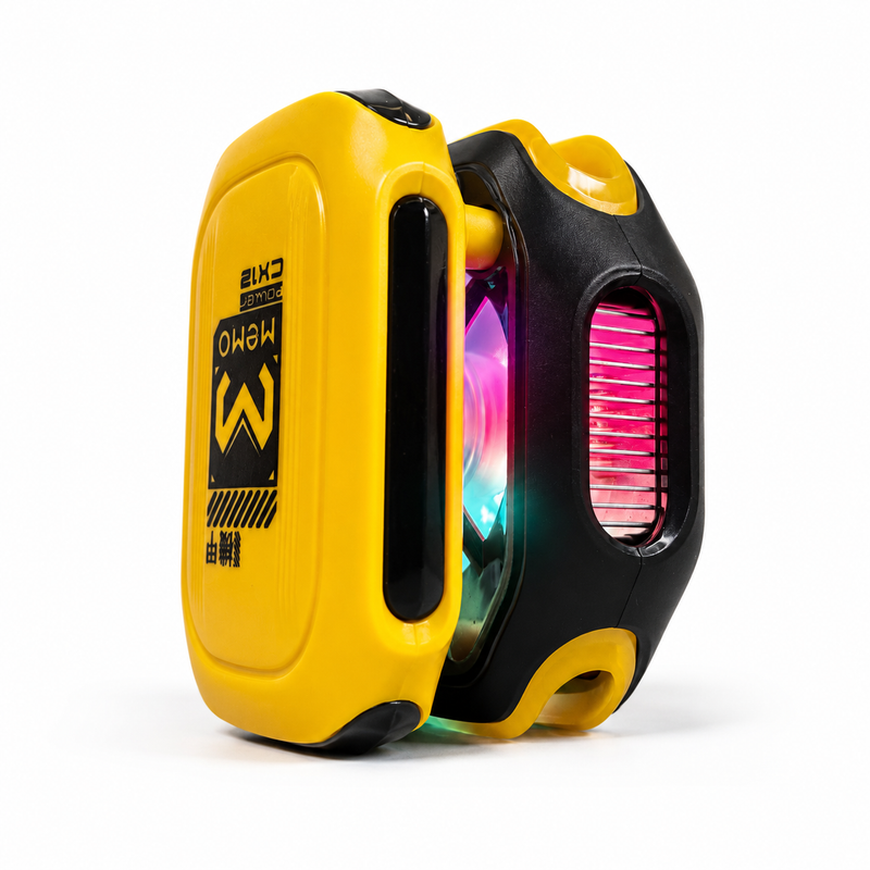 Memo CX 12 Magnetic RGB Mobile Cooling Fan with Power Bank