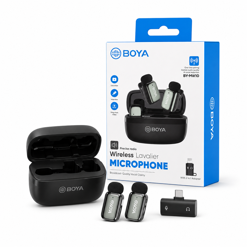 Boya MW Wireless Microphone for Mobile Recording